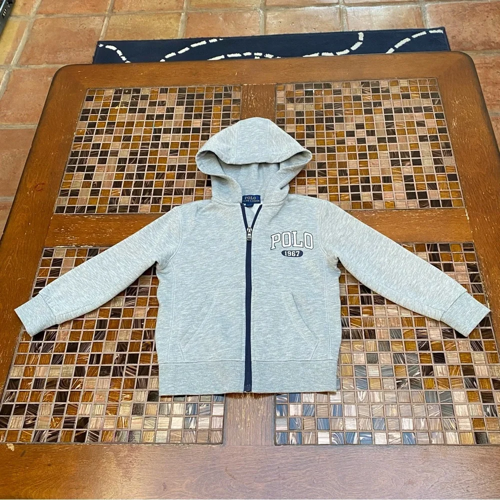 Ralph Lauren Kids Gray Hoodie